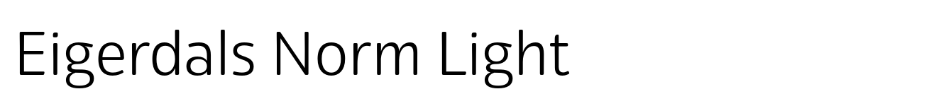 Eigerdals Norm Light